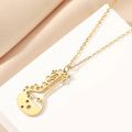 CHENGXUN Volumatric Flask Chemistry Pendant Necklace for Women Girls Stainless Steel Charm Neck Chain Jewelry Scientist Gift. 