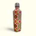 Tropical Floral Print 17 oz 500 Ml Double Walled Vacuum Insulated Stainless Steel Water Bottle Vacuum Flask Travel Mug Thermal Coffee Cup. 