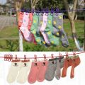 Multi Functional Portable Drying Rope with 12 Clips and 2 Hooks, Travel Clothesline Rope Clothes Hanging Hook, Adjustable. 