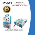 2 Years Warranty - Boya M1 Lavalier Collar Microphone for DSLR & Android Phone BY-M1 Mic. 