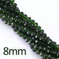 8mm Crystal Beads String - 70-80 Beads for Jewelry Making & DIY Crafts | High-Quality Beads in Pakistan. 