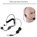 Profesional Headset Headgear Microphone - Mic .Dynamic Headset Microphone (Wired)  , Perfect for Instructors/Musician and Mosque - DM993 - 16FT. 