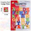Magnetic- Pack of ABC Alphabet Fridge Magnets for Kids Learning. 
