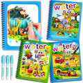 Reusable Magic Water Book Painting Drawing Coloring Board Book Doodle & Magic Water Pen. 