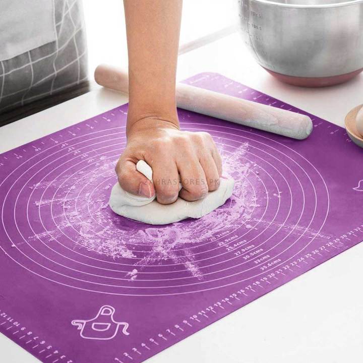 Silicone Roti Mat Baking Mat Sheet Pizza Mat Rolling Dough Non