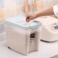 Rice Bucket Cereal Storage Box Bean Rice Plastic Container. 