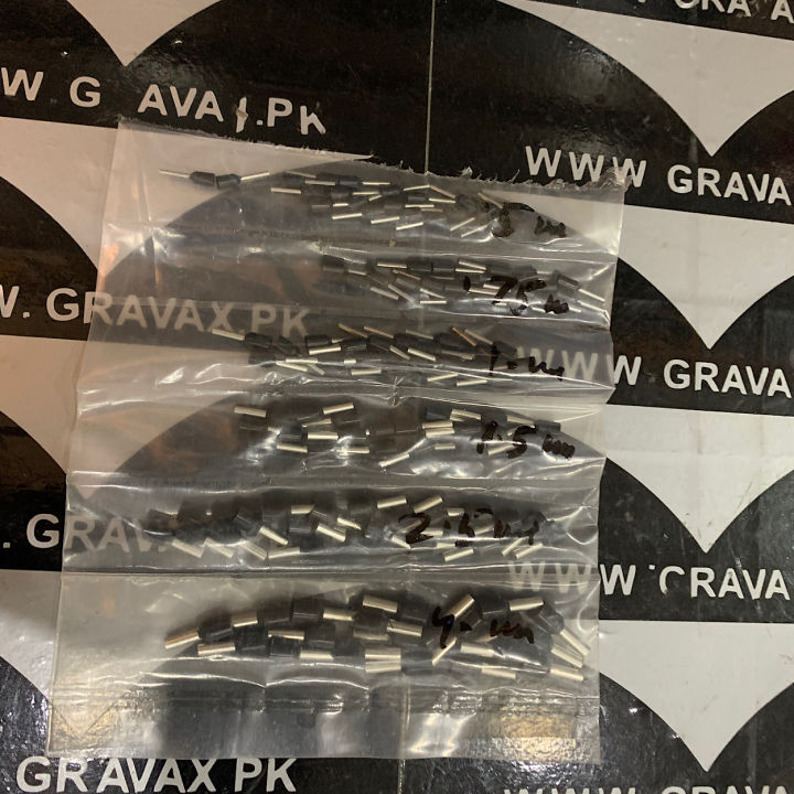 FERRULE CRIMPS E0508 E1008 E1508 E7508 E2508 E4009 Tubular Wire Connector Terminal Cable Crimp Cable Sleeve for 0.5-4mm2, 22-10AWG 100pcs