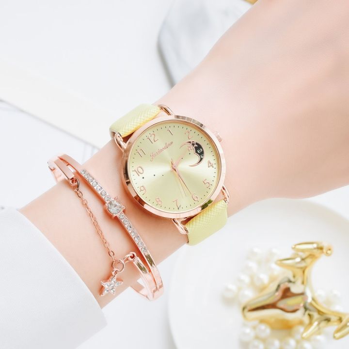 Women%20Watch%20Moon%20Numbers%20Dial%20Bracelet%20Watches%20Set%20Ladies%20Leather%20Band%20Quartz%20Wristwatch%20Women%20Female%20Clock%20Relogio%20Mujer%20Hot%20-%20Image%203