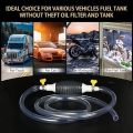 Fuel Transfer Pump Kit/Fuel Transfer Pump Kit | Tank Sucker Latest High Flow Hand Pump Portable Manual Car Fuel Transfer Pump with 2M Hose for Petrol, Diesel, Oil, Liquid, Water. 