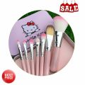 Hello Kitty Complete Makeup Soft Brush Kit with A Hello Kitty Makeup Brushes Storage Box – 7 Pieces set. 