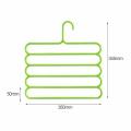 Pack of 3- New Multi-purpose High Quality Trousers Hanger 5 Layers Pants Hanger. 
