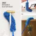 Flexible Fan Duster Microfiber Fan Cleaning Duster Brush | with Long Extendable Rod for Dusting Cleaner for Fan Car Kitchen & Furniture. 