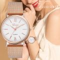 【ETOP】Temperament Versatile Ladies Silica Gel Strap Waterproof Watch Simple Style Silver Stainless Steel Watches часы женские. 