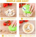 FREE DELIVERY Hand Pull Type Minced Multifunctional Manual Food Chopper Vegetable Chopper Speedy Chopper Easy To Deal Vegetables / Onions / Carrots / Garlic / Pepper / Meat / Puree / Salad / Pesto / Coleslaw Mini Turbo Chopper & Cutter. 