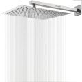 Shower High Quality Premium Overhead rain shower 16x16, 12x12, 10x10, 8x8, 6x6, 4x4. square rain head shower pure stainless steel- 304 for Bathroom use. Best for High pressure. Square Shower Head- Premium quality product with 5 years leakage warranty.. 