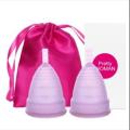 Imported Menstrual Cup Small Large Medium Silicon Menstrual Cups Large FDA Approved Reusable Long-Lasting Reusable, Soft Silicone Period Cups. 