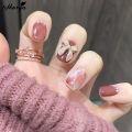 monja Nail Art Wood Angle Top Gradient Gradual Color Blooming Image Design Drawing Painting Brush Pen Manicure Tools. 