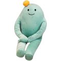 Cute Korean healing system squatting cactus expression bag doll doll sleeping holding rag doll creative plush toy. 