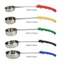 Pizza Spread Sauce Ladle Rubber Handle Flat Kitchen Cooking -6 Oz. 