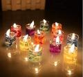 5 Cute Mini Gel Candles For Home Decoration , 1 Inch Size Gel Candles. 