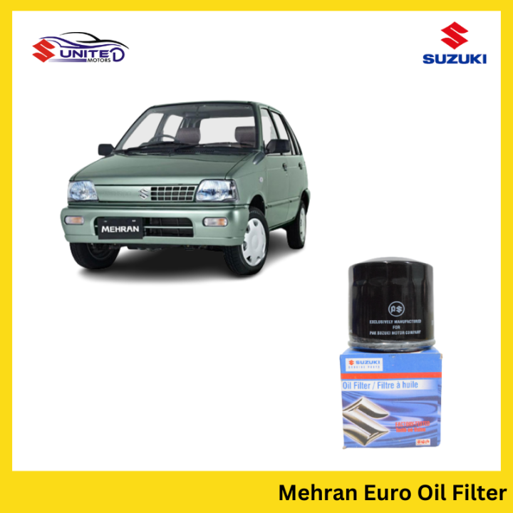 SUZUKI genuine oil filter for Mehran EURO VX, VXR, VX LE car Daraz.pk