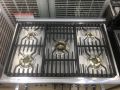 Welcome 5 Brass Burner Premium Gas Cooking Range WC-10000 - Silver And Black. 
