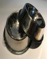 Dog Food Bowl - Large Size - Silver. 
