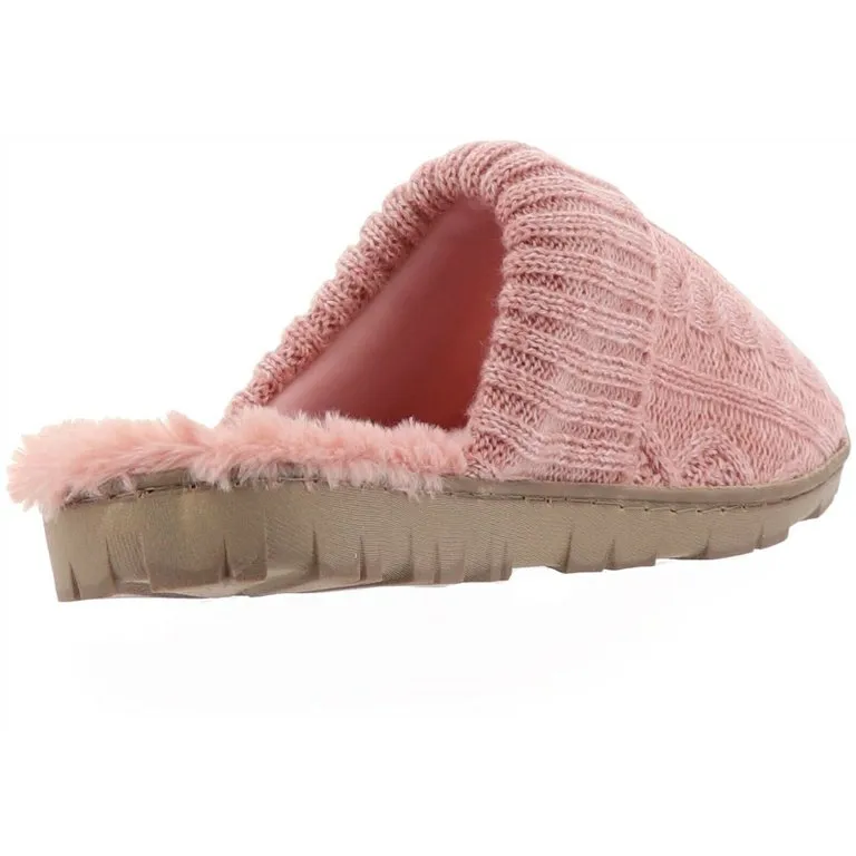 New style imported Knit Fuzzy House Slippers for Women Fleece