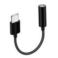 USB Type C To 3.5mm Jack OTG Adapter Earphone Headphone Audio Aux Cable For Xiaomi Huawei Oneplus PC Hardware Cables Adapters. 