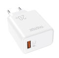 FASTER FC-11QC 20W Fast Mobile Charger Qualcomm QC 3.0A with Android Cable - 3A Fast charging. 