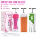 Roll on Wax Hair Removal Wax Kit | Wax Warmer Machine, Wax Refill Cartridge, Wax Strip | Full Wax Kit for Hair Removing and Waxing for Women Wax. 