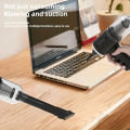 3 in 1 Portable Vacuum Cleaner- Small/Mini Vaccum Cleaner For Car, Keyboard, Duster Blower Balloon Air Pump Wireless Rechargeable Handheld Suction Vacuum Cleaning Clean Microscopic dust Like Carpet, Home,Computer, Laptop, Mirror Vehicle Interior Cleaner. 