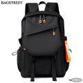 BAGSTREET Laptop Bag for Men and Women Water Resistant Polyester Business Travel Backpack 15.6 Inch. 