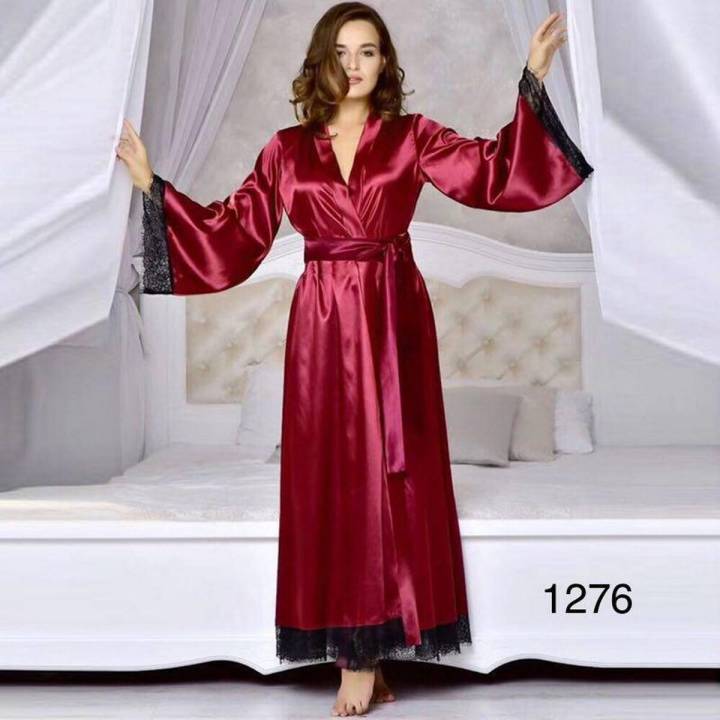 Nighty%20Long%20Gown%20Ladies%20Night%20Suit%20Red%20Colour%20-%20Image%203