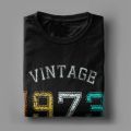 Men T-Shirts Born In 1973 Birth Year Gift 100% Cotton Tee Shirt Short Sleeve 50 Years Old T Shirts Round Collar Clothes Summer. 