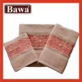 Bawa Bridal Bath Towels Gift Set Random in 19 Colors Unique Embroidery Wedding Set Of 3 Antique Design#5 Luxury Soft Lint Proof 100% Cotton Multi Colors. 