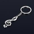Chain Treble Pendant Key Music Note Keychain Keyring. 