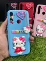 Realme_6i_key chain style_Hello Kitty cover_Mickey mouse case_Girls Fancy soft case_Realme_6i Girls Back cover. 