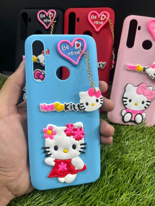 Realme_6i_key%20chain%20style_Hello%20Kitty%20cover_Mickey%20mouse%20case_Girls%20Fancy%20soft%20case_Realme_6i%20Girls%20Back%20cover%20-%20Image%202