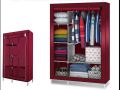 Cloth and Storage Wardrobe - Wardrobe Cupboard Foldable - Almari - 2 DOOR PORTABLE FOLDING WARDROBE CUPBOARD FOR CLOTHES DIY-LATEST DESIGNS. 