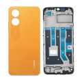 Oppo A17 Complete Replacement Back Body Casing Housing Kit For Oppo A17 - Orange - High Quality Product. 