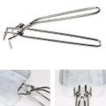 Cooking Pot Holder Stainless Steel Silver High Quality Anti-hot Clamp Gripper Hot Bowl Clip Pot Dish Holder. 