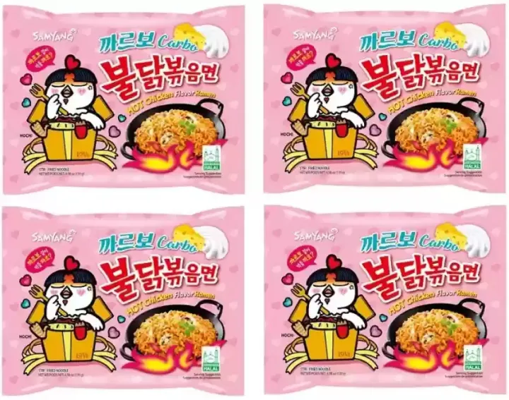 Samyang%20Noodles%20130%20grams%20(%20PACK%20OF%204%20)%20Carbonara%20Flavour%20Ramen%20PINK%20-%20Image%203