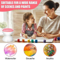 Electric Paint Brush Cleaner Rinse Cup USB Cleaning Washer Rinser Multifunctional Paint Brush Cleaning Tool for Acrylic. 