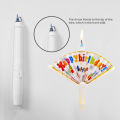 Fan Surprise Banner Candle Funny Party Happy Birthday Cake Decoration Children's Creative Wish. 