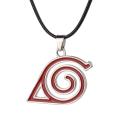 Unique Unisex Metal Anime Naruto Logo Pendant Necklace Cosplay Hokage Accessory. 