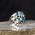 DAIHE Wholesale Price Fashion Jewelry Men Rings Luxury Retro Hip Hop Zircon Ring For Men. 