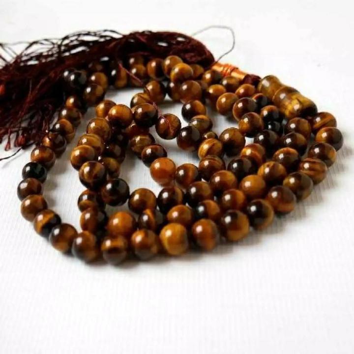 Original Tiger Eye stone 100 Beads Tasbeeh (8mm)