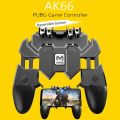AK66 King 2 1 Pair Mobile Phone L1 R1 Fire Button Aim Gaming Trigger Shooter for PUBG  iPhone and Android,  Call of Duty/ Free Fire/ Knives Out/ Rules of Survival/ Survivor Royale/ Battle Royale/ PUBG/ Critical Ops etc.. 