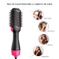 3 In 1 Hair Dryer Brush One-step Volumizer Blow Dryer Brush Hair Straightener Curler Professional Hot Air Brush Hair Styler Comb, 3 In 1 One Step Hair Dryer And Volumizer Hair Salon Hot Air Paddle Styling Brush. 